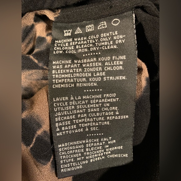 Harley Davidson tie dye zipper shirt blouse top keyhole back womens XL - Picture 7 of 9